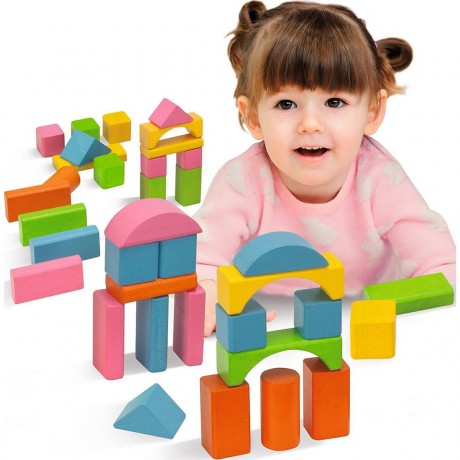 Eichhorn Holzbausteine bunt Красочные деревянные строительные блоки