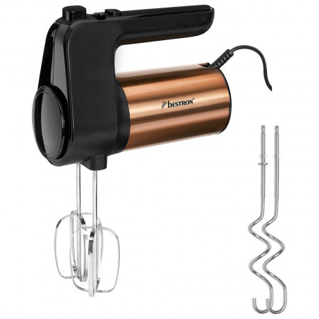 bestron bestron Handmixer Bestron Power Handmixer mit 2 Schneebesen und 2 Knethaken, 6 Stufen Ручной миксер Bestron Ручной миксер Bestron Power с 2 венчиками и 2 насадками для теста, 6 уровней