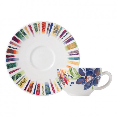 Gien Fayencerie Gien  'Eden' Kaffee-/Tee-Untertasse 15,2 cm Gien "Eden" Блюдце для чая/кофе 6 дюймов