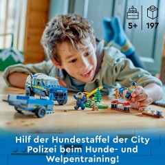 LEGO LEGO City 60369 Mobiles Polizeihunde-Training LEGO City 60369 Мобильная дрессировка полицейских собак