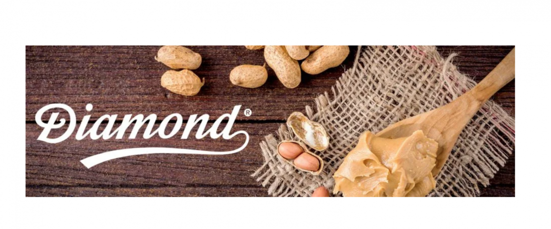 DIAMOND Peanut Butter, Арахисовая паста кремовая из 90% арахиса, без красителей, для выпечки, соусов, завтраков и фитнес питания, 5 кг