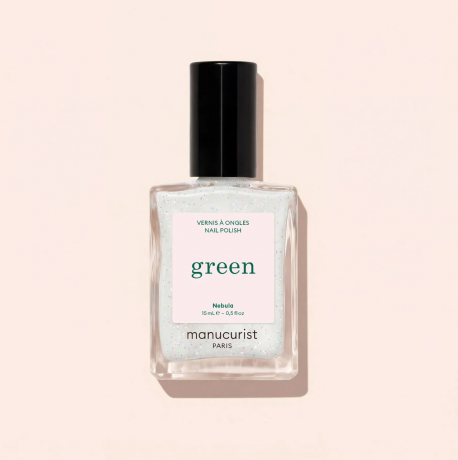 Manucurist Green Nail polish Nebula 15ml, Лак для ногтей Nebula, стойкое покрытие без сколов, безопасная растительная формула 9 Free, 15мл
