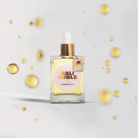 Bali Curls Bonding Oil 30ml, Масло для кудрявых волос, восстановление и блеск, против пушистости, для кудрей и волн, Германия, 30 мл