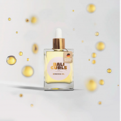 Bali Curls Bonding Oil 30ml, Масло для кудрявых волос, восстановление и блеск, против пушистости, для кудрей и волн, Германия, 30 мл