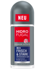 Hidrofugal Deo Roll-on Men Frisch &amp; Stark, Гидрофугал Шариковый Дезодорант для мужчин с свежим ароматом, 50 мл