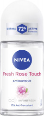 NIVEA Fresh Rose Touch Anti-Transpirant Roll-On, 50 ml, Нивеа Антиперспирант ролик, аромат розы, формула INFINIFRESH, 72ч защита, 50 мл