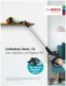 BOSCH BOSCH Akku-Stielstaubsauger Unlimited Serie 6, schwarz, BKS6111P, beutellos, 18V Power for ALL Akku, inkl. Mobelpinsel  Беспроводной пылесос BOSCH Unlimited Series 6, черный, BKS6111P, без мешка, аккумулятор 18 В Power for ALL, включая мебельную щет