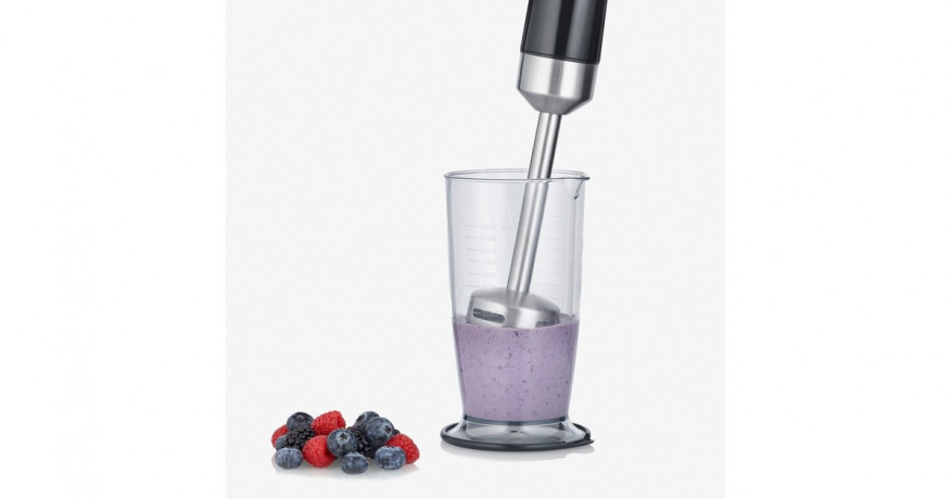 Severin Severin SM 3772, Stabmixer schwarz/edelstahl (geburstet), mit Zubehor-Set  schwarz/edelstahl (geburstet) Severin SM 3772, погружной блендер черный/нержавеющая сталь (матовая), с набором аксессуаров