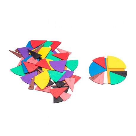 Wissner aktiv lernen Bruchrechenteile rund (71 Teile) Дроби круглые (71 часть)