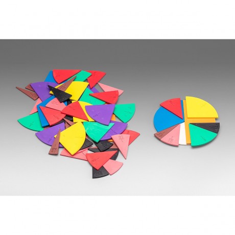 Wissner aktiv lernen Bruchrechenteile rund (71 Teile) Дроби круглые (71 часть)