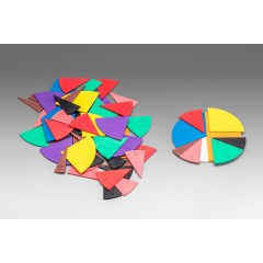 Wissner aktiv lernen Bruchrechenteile rund (71 Teile) Дроби круглые (71 часть)