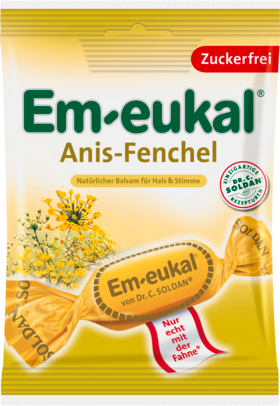 Em-eukal анис -Фенхель конфеты без сахара, 75 г