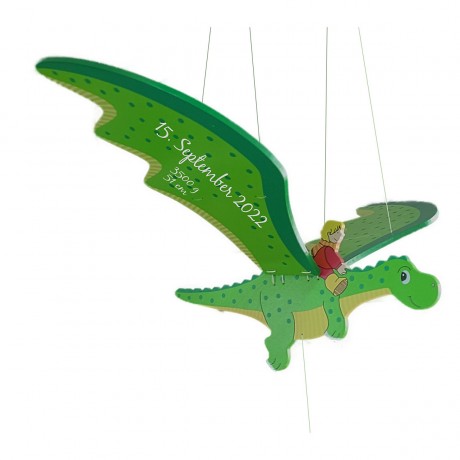 goki Schwingtier Drache mit Name personlisiert Качающийся дракон с именем