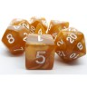 dice4friends 7-tlg. RPG Wurfelset Pearl: Toffee\/White 7 шт. RPG Dice Set Pearl: Toffee/White
