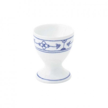 Kahla Kahla Blau Saks - Indisch Blau - Strohblumenmuster Eierbecher mit Fuss Kahla Blau Saks - Indian Blue - подставка для яиц с цветочным узором из соломы