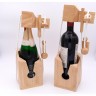 ROMBOL Flaschentresor – Edles Denkspiel aus Holz fur grosse Flaschen Сейф для бутылок — благородная деревянная головоломка для больших бутылок