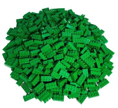 LEGO LEGO 50x Basic Steine 2x4 - Classic 3001 - Grun LEGO 50x Basic Bricks 2x4 — классический 3001 — зеленый