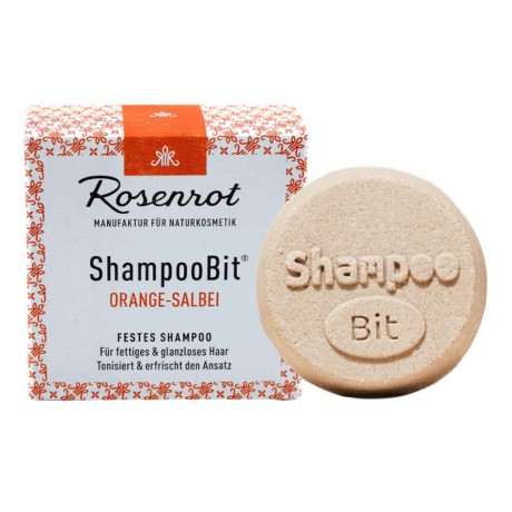 Rosenrot Festes ShampooBit Orange-Salbei 60g Solid ShampooBit Апельсин-Шалфей 60г