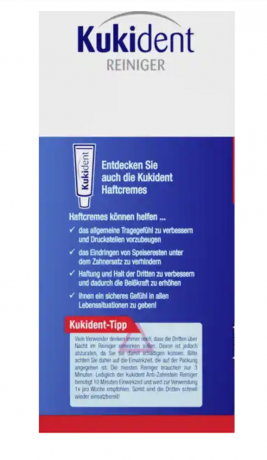 Kukident AktivPlus Tiefenreiniger Gebissreiniger-Tabletten 128 Stk. Чистящее средство для зубного протеза таблетки AktivPlus, 128 шт