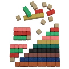 Wissner aktiv lernen Rechenstabchen in 10 Farben (30 Stuck) Слайд-стики 10 цветов (30 шт.)