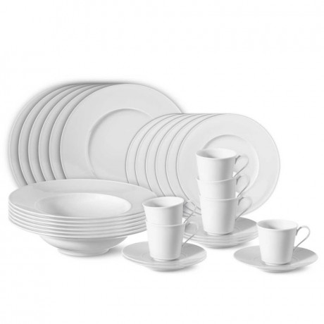 KPM Berlin KPM Urania Weiss Dinner-Set 30-tlg. Сервиз столовый КПМ Урания Вайс 30 предм.