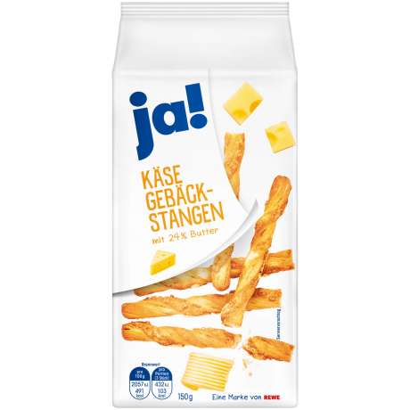ja! Сырные палочки 150г