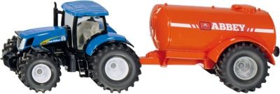 SIKU SIKU Farmer 1945 Traktor mit Ein-Achs-Gullefass 1:50 Трактор SIKU Farmer 1945 с одноосным бункером для навозной жижи 1:50
