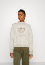 Tommy Hilfiger CREST Sweatshirt heathered oatmilk КРЕСТ Толстовка овсяное молоко