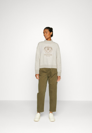 Tommy Hilfiger CREST Sweatshirt heathered oatmilk КРЕСТ Толстовка овсяное молоко