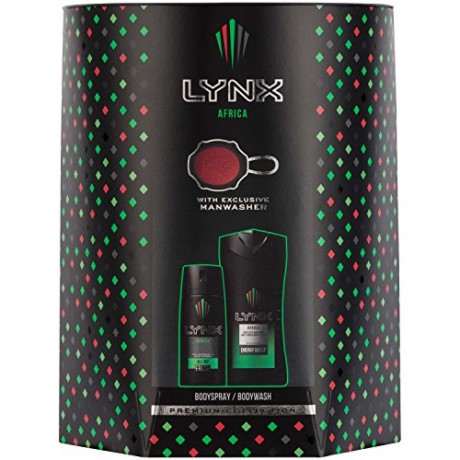 Lynx Lynx Afrika Duo mit manwasher Geschenk-Set