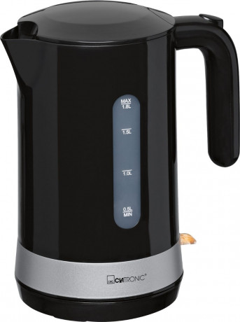 CLATRONIC CLATRONIC Wasserkocher WK 3452 schwarz, Wasserkocher 1,8L mit verdecktem Heizelement Чайник CLATRONIC WK 3452 черный, чайник 1,8 л со скрытым нагревательным элементом