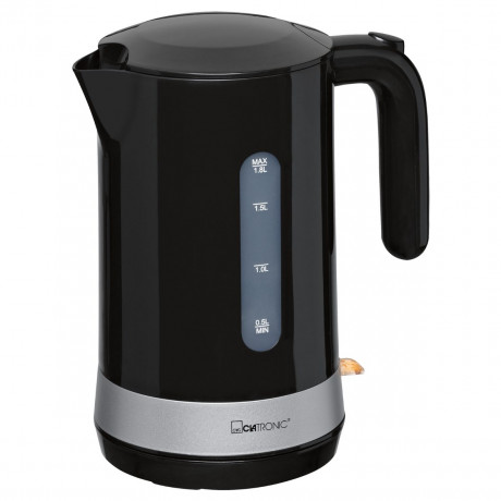 CLATRONIC CLATRONIC Wasserkocher WK 3452 schwarz, Wasserkocher 1,8L mit verdecktem Heizelement Чайник CLATRONIC WK 3452 черный, чайник 1,8 л со скрытым нагревательным элементом