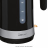 CLATRONIC CLATRONIC Wasserkocher WK 3452 schwarz, Wasserkocher 1,8L mit verdecktem Heizelement Чайник CLATRONIC WK 3452 черный, чайник 1,8 л со скрытым нагревательным элементом