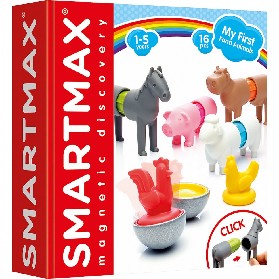 Купить SmartMax My first Farm Animals 16 Teile Мои первые домашние животные  16 частей в интернет-магазине Diskontshop.eu Германия всего за 4 172 руб. в