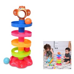 Kinderspielzeug Kugelbahn Kugelkreisel Aktivitatsspielzeug 3 Balle Kugelbahnen Детская игрушка Мраморная дорожка Kugelkreisel Активная игрушка 3 мяча Мраморные дорожки