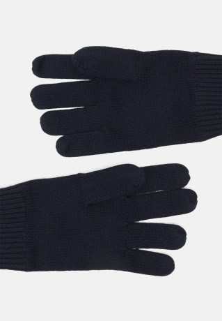 Tommy Hilfiger ESSENTIAL BEANIE & GLOVES SET Gloves space blue ESSENTIAL BEANIE &amp; GLOVE SET Перчатки космический синий