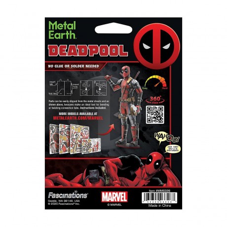 Metal Earth: Marvel Deadpool Металлическая Земля: Марвел Дэдпул