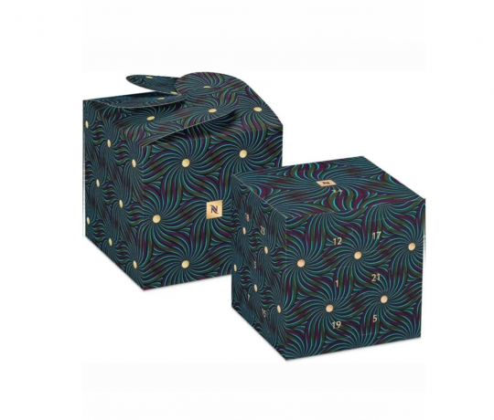 NESPRESSO Original Adventskalendar Адвент-календарь 2025, 24 варианта кофе + 1 подарок-сюрприз