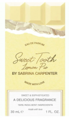 Sabrina Carpenter Lemon Pie Парфюмерная вода 30 мл, гурманский лимонно-ванильный аромат, цитрус, кремовый десертный шлейф