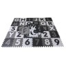 KNORR Toys Puzzlematte Alphabet + Zahlen grau-weiss Коврик-пазл алфавит + цифры серо-белый