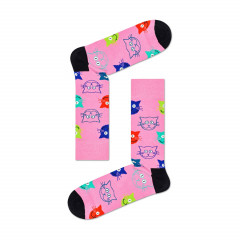 Happy Socks Socken #x27;3-Pack Mixed Cat Socks Gift Set#x27; 36-40 носки #x27;подарочный набор из 3 носков для кошек #x27;