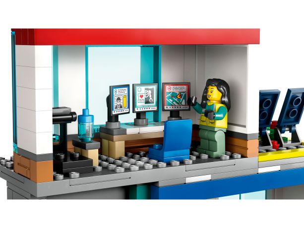 Lego Hauptquartier der Rettungsfahrzeuge Штаб спасательной машины