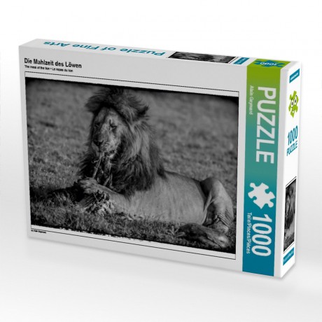 CALVENDO Puzzle CALVENDO Puzzle Die Mahlzeit des Lowen Пазл CALVENDO Puzzle Львиная мука