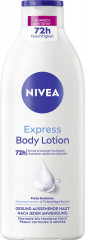NIVEA Express Body Lotion, 400 ml, Нивеа Лосьон для тела, гиалуроновая кислота и морские минералы, 72ч увлажнение, быстрое впитывание, 400 мл