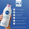 NIVEA Express Body Lotion, 400 ml, Нивеа Лосьон для тела, гиалуроновая кислота и морские минералы, 72ч увлажнение, быстрое впитывание, 400 мл