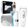 Braun IPL System quot;Silk-expert Pro PL3129 + Mini-Gesichtsrasiererquot; in Weiss & Silber  Система IPL &quot;Silk-expert Pro PL3129 + Mini Face Shaver&quot; в белом и серебристом