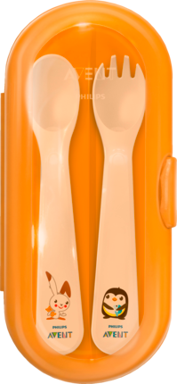 Philips AVENT Столовые приборы с коробочкой от 12 Месяцев	, 1 шт
