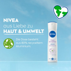 NIVEA Fresh Sensation Anti-Transpirant Spray, 150 ml, Нивеа Антиперспирант спрей, аромат цветов и ягод, формула INFINIFRESH, 72ч защита, 150 мл