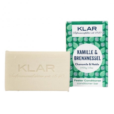 Klar Seifen Fester Conditioner Kamille & Brennnessel 100g  Твердый кондиционер Ромашка и крапива 100г
