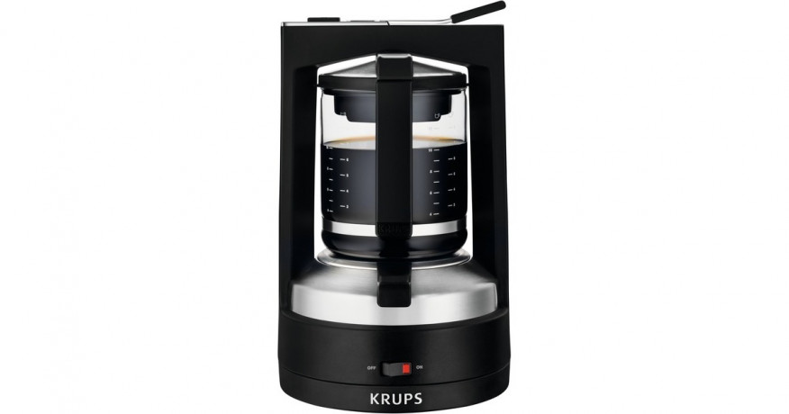 Krups Krups T8.2 KM 4689, Filtermaschine schwarz/silber  schwarz, silber Krups T8.2 KM 4689, фильтр-машина черный/серебристый